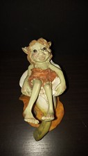 Statuetta Pixies Folletto Elfo Fiore da Collezione