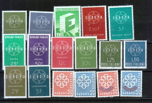 Tema europa cept 1959 - , aÑo