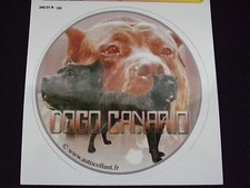 1 autocollant - motif   chien  DOGO CANARIO BIS