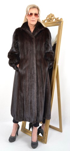 A5609 cappotto visone vera - cappotto,