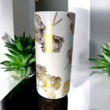 Portaombrelli 18" Ceramica Smaltata Grande Vaso Rustico Stile Antico Portico Corridoio!