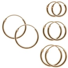 Orecchini a Cerchio 18 Carato