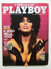 PLAYBOY ITALIA 6-1985 +POSTER DEVIN RENEE DE VASQUEZ-LOREDANA BERTE-SONIA MARTIN