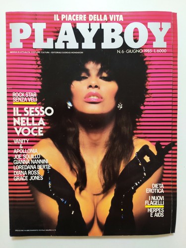 Playboy italia 1985 poster - playboy,