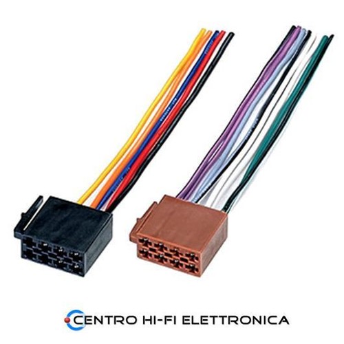Cavo connettore iso autoradio - connettore,