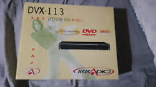 Lettore dvd Irradio DVX 113 completo, con scatola, aperto e mai utilizzato
