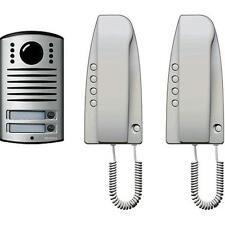 BTICINO kit audio bifamiliare con posto esterno LINEA 2000 e posti interni PIVOT