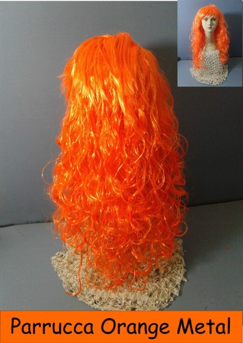 Parrucca arancio metal fashion - parrucca,