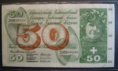 1972 svizzera franchi - 50,