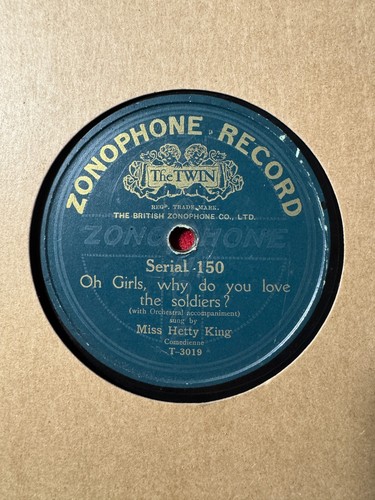 78rpm music hall hetty - ,, king