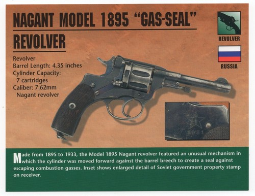 Nagant model 1895 - model, gas