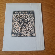 EX-LIBRIS -  Iörg Gambini