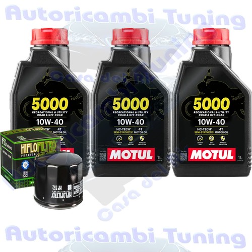 Kit tagliando olio motul 5000 - tagliando,