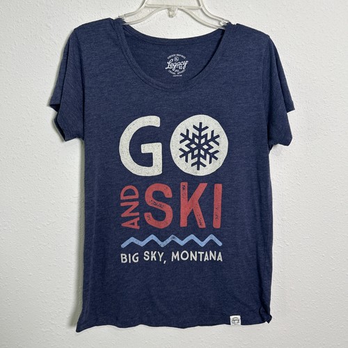 Shirt and ski big sky - t-shirt,