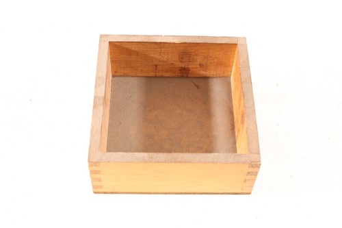 Vecchio cassa legno x - cassa,