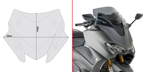Givi d2147b parabrezza fumé - d2147b,
