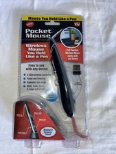 NUOVA PENNA MOUSE TASCABILE COME SI VEDE IN TV ORIGINALE USB WIRELESS OTTICA 2 IN 1 DIGITALE