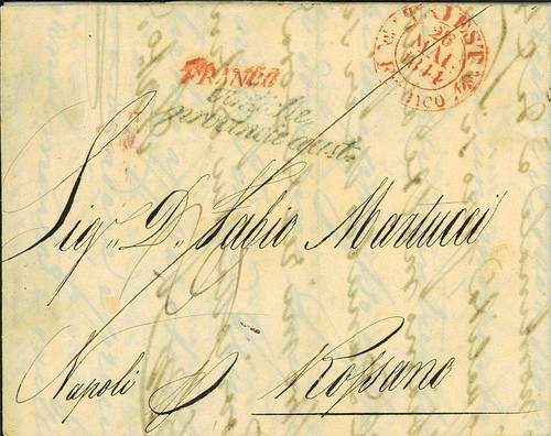 Lettera prefilatelica trieste - lettera,