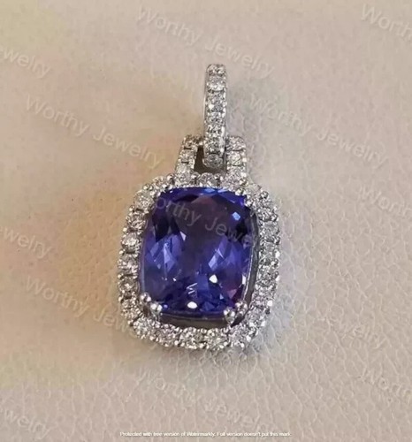 Ciondolo aureola tanzanite