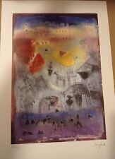 Litografia "Castello Incantato" di Medhat Shafik