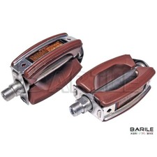 Coppia Pedali Bici Graziella - Olanda - Epoca Bacchetta - City - Sport Marrone