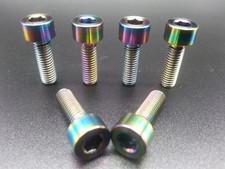 6 pezzi bulloni testa testa