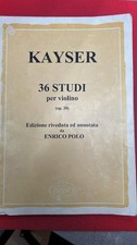 SPARTITO KAISER 36 STUDI PER