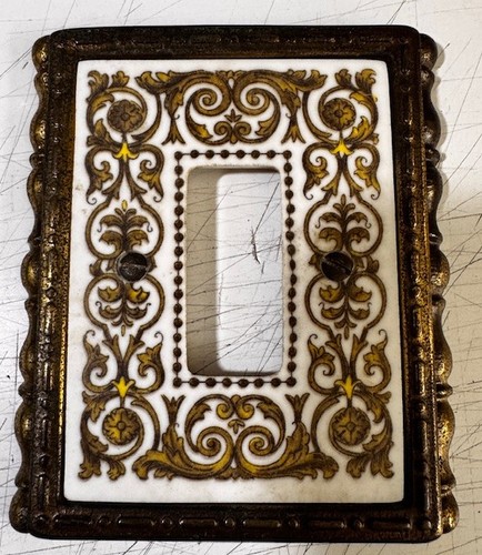 Placca bronzo bticino vintage - bticino,