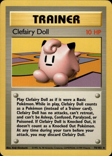 Pokemon set base - base, bambola