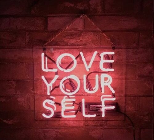 Insegna neon love yourself - neon,