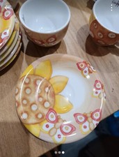 6 Favolose Tazzine Thun decorate con farfalle come nuove