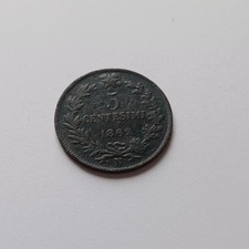 Moneta 5 Cent 1862 Napoli Non