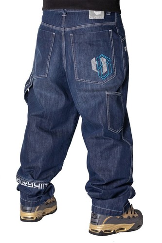 Jeans baggy uomo stone scuro - jeans,