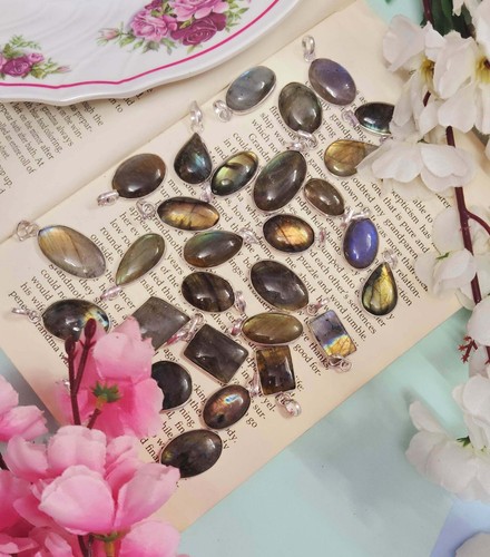 Ciondolo labradorite - ciondolo, in