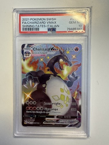 Charizard vmax shiny psa - charizard,