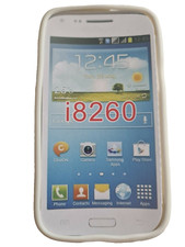   Samsung Galaxy Core I8260 custodia PLASTICA bianca 