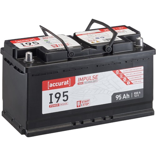 Agm batteria auto 95ah - 95ah, 12v