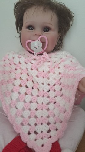 Poncho bimba all uncinetto - poncho, all'uncinetto