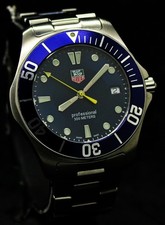 Orologio svizzero Tag Heuer Aquaracer Professional 300M ref.WAB1112 quadrante blu data
