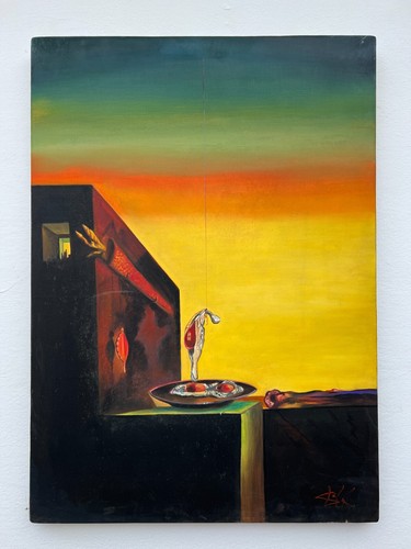 Quadro olio tela - su, salvador