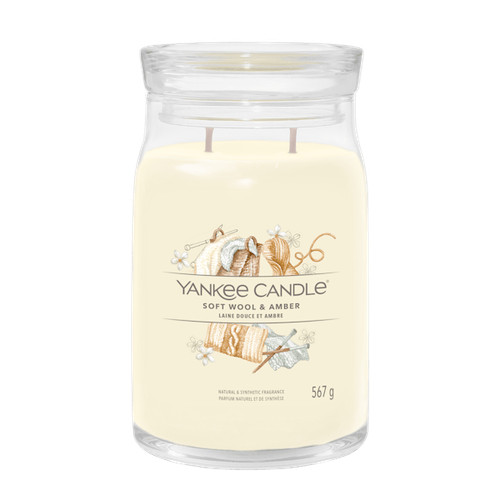 Yankee candle soft wool - candle,