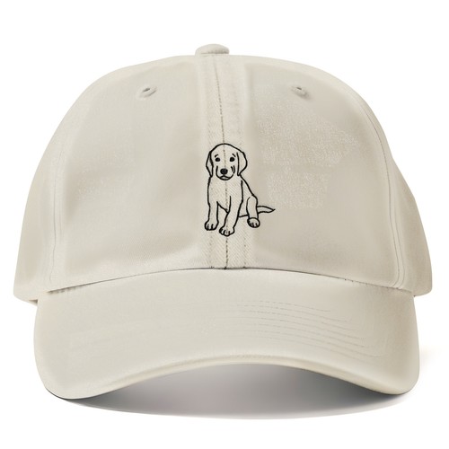 Cappello ricamato cucciolo