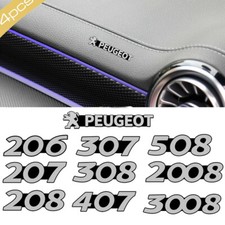 4 pezzi per Peugeot 206 207