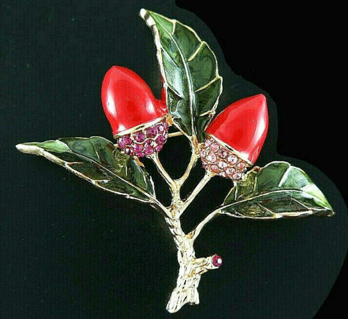 Spilla collana natalizia
