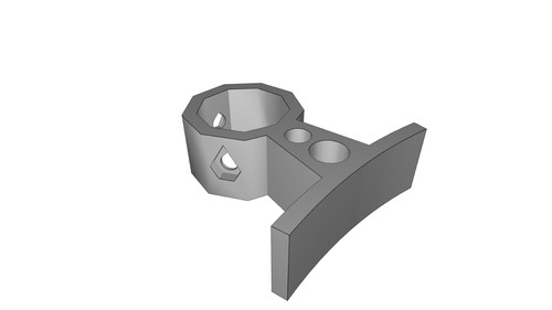 Staffa puntatore laser - staffa, per