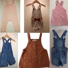 Salopette vestiti bambina neonata girl baby comode morbide calde pratiche varie