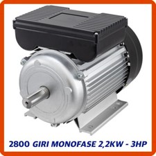 Motore elettrico monofase per