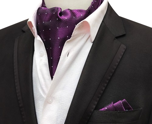 Cravatta uomo classica ascot - cravatta,