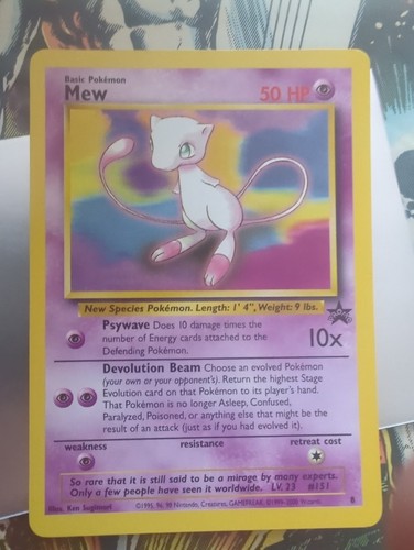 Mew pokémon tcg 2000 - mew,
