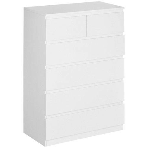 Homcom cassettiera cassetti - cassettiera, 6